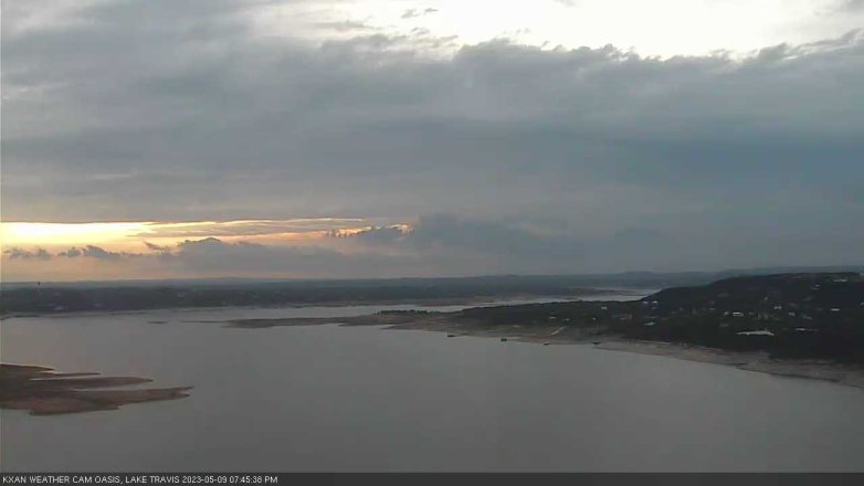 Lake Travis webcam, May 9, 2023 7:45 PM CT