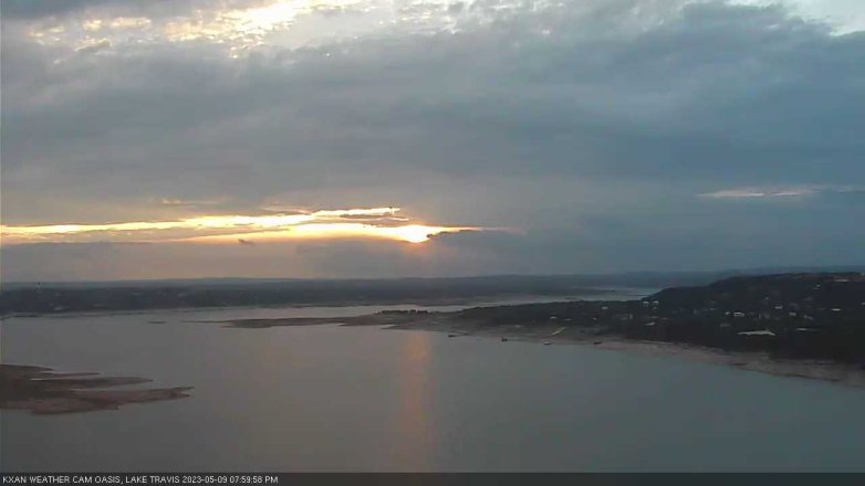 Lake Travis webcam, May 9, 2023 8:00 PM CT