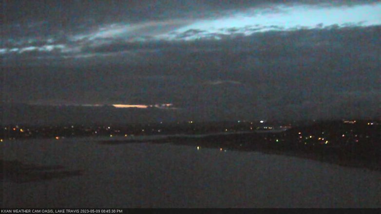 Lake Travis webcam, May 9, 2023 8:45 PM CT