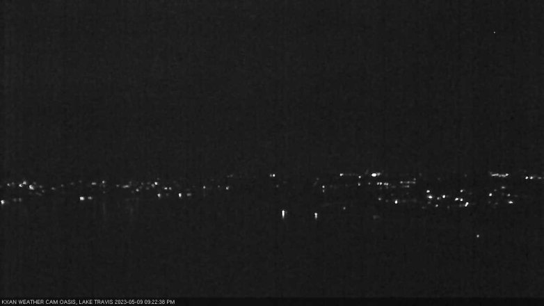 Lake Travis webcam, May 9, 2023 9:25 PM CT
