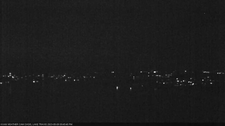 Lake Travis webcam, May 9, 2023 9:45 PM CT