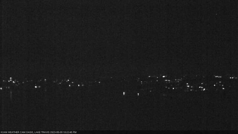 Lake Travis webcam, May 9, 2023 10:25 PM CT