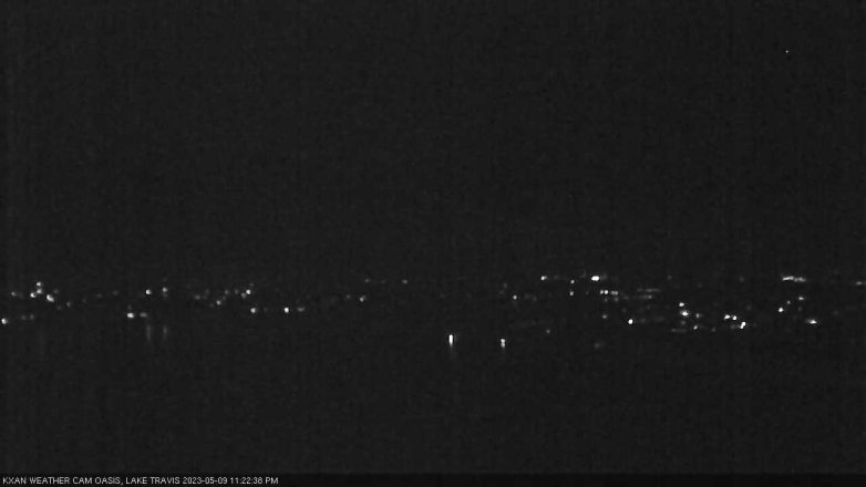 Lake Travis webcam, May 9, 2023 11:25 PM CT