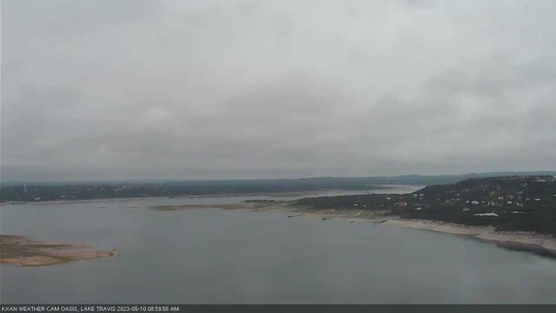 Lake Travis webcam, May 10, 2023 9:00 AM CT