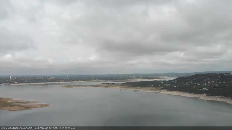 Lake Travis webcam, May 10, 2023 10:25 AM CT