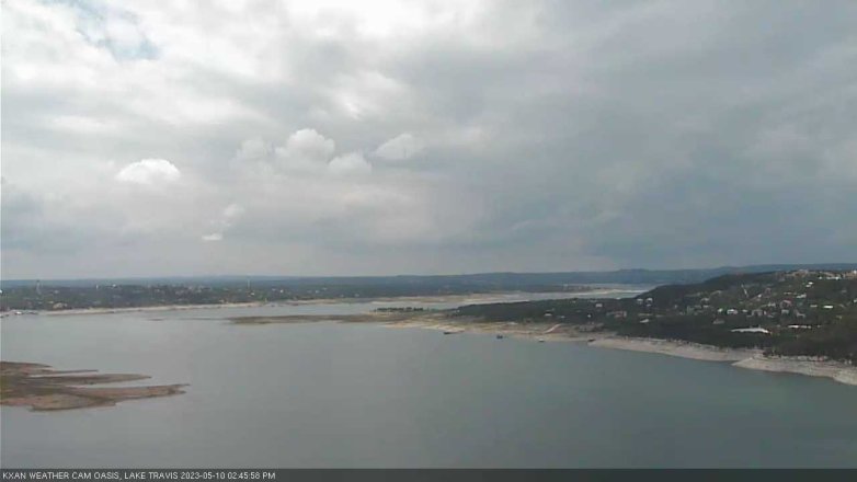 Lake Travis webcam, May 10, 2023 2:45 PM CT