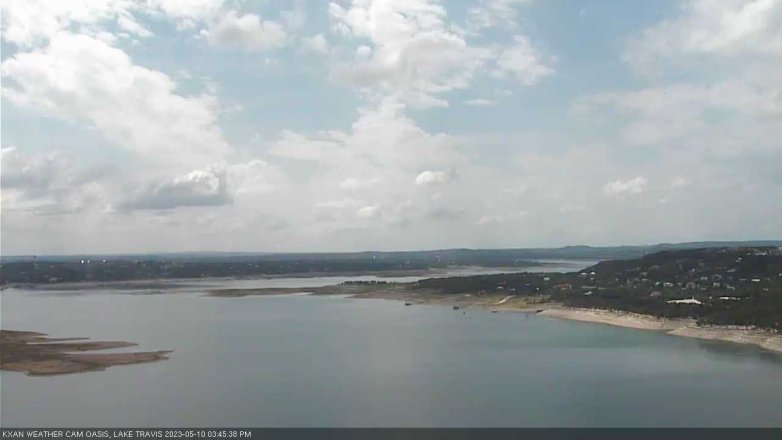 Lake Travis webcam, May 10, 2023 3:45 PM CT