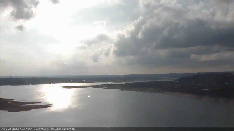 Lake Travis webcam, May 10, 2023 6:00 PM CT