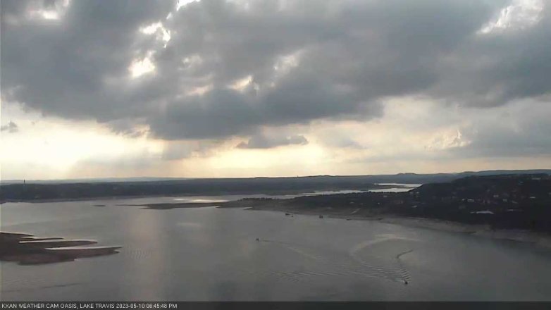 Lake Travis webcam, May 10, 2023 6:45 PM CT