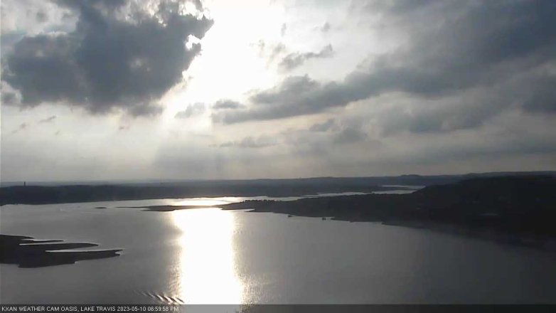 Lake Travis webcam, May 10, 2023 7:00 PM CT