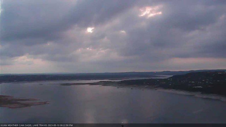 Lake Travis webcam, May 10, 2023 8:25 PM CT