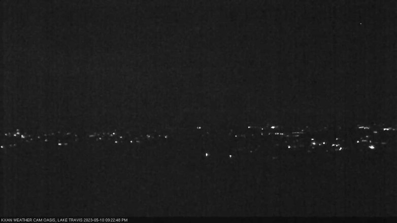 Lake Travis webcam, May 10, 2023 9:25 PM CT