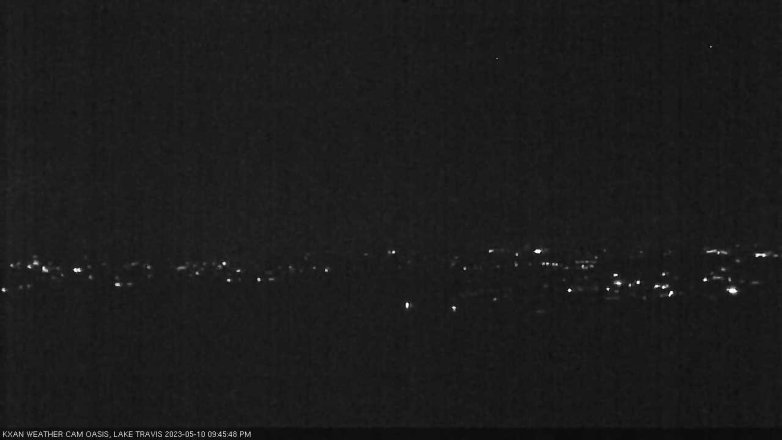 Lake Travis webcam, May 10, 2023 9:45 PM CT