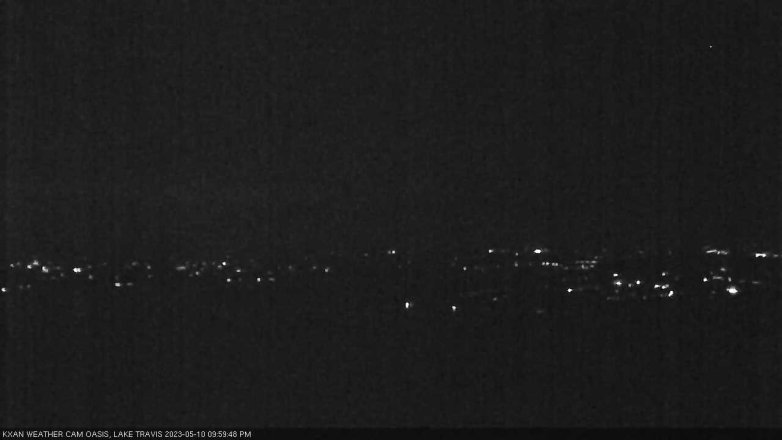 Lake Travis webcam, May 10, 2023 10:00 PM CT