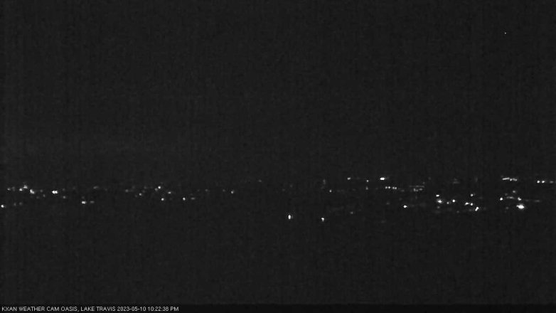 Lake Travis webcam, May 10, 2023 10:25 PM CT
