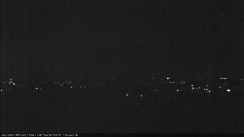 Lake Travis webcam, May 10, 2023 10:45 PM CT