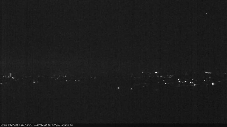 Lake Travis webcam, May 10, 2023 11:00 PM CT