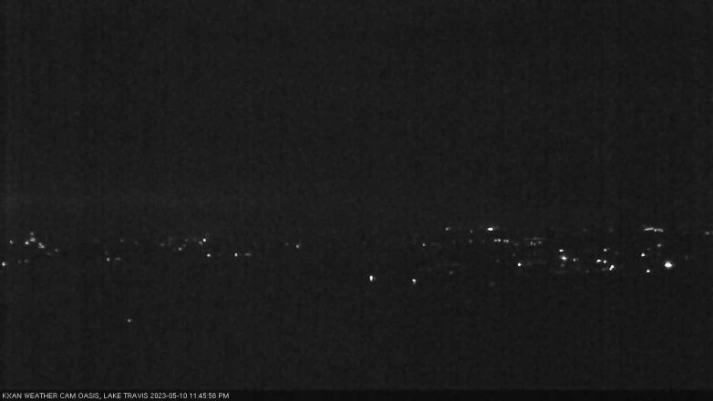 Lake Travis webcam, May 10, 2023 11:45 PM CT