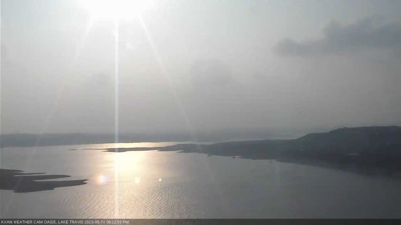 Lake Travis webcam, May 11, 2023 6:25 PM CT