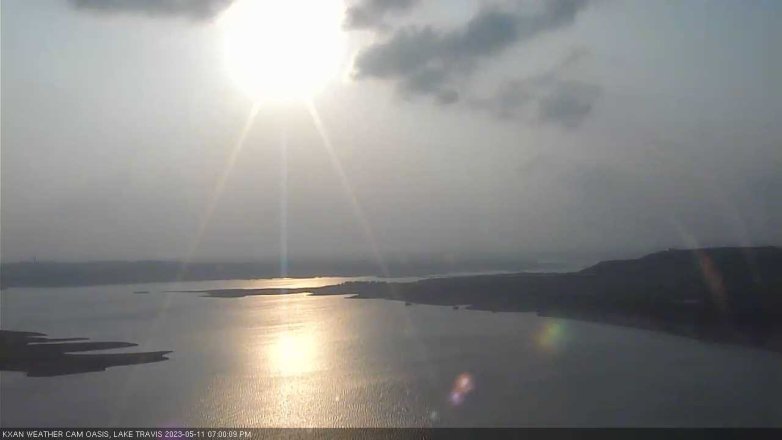 Lake Travis webcam, May 11, 2023 7:00 PM CT