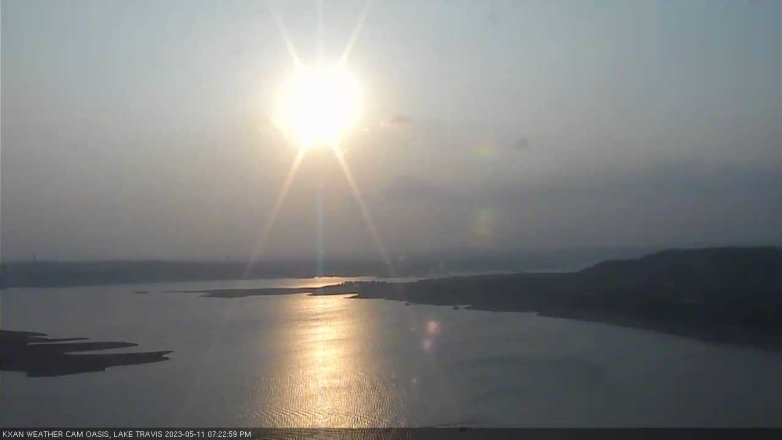 Lake Travis webcam, May 11, 2023 7:25 PM CT