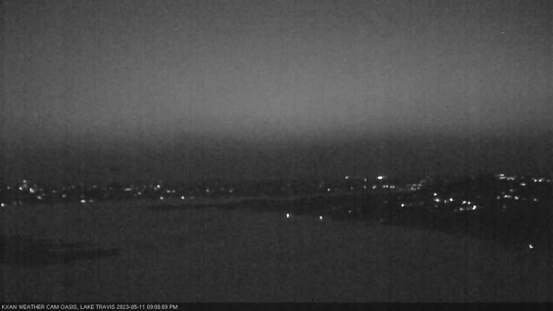 Lake Travis webcam, May 11, 2023 9:00 PM CT