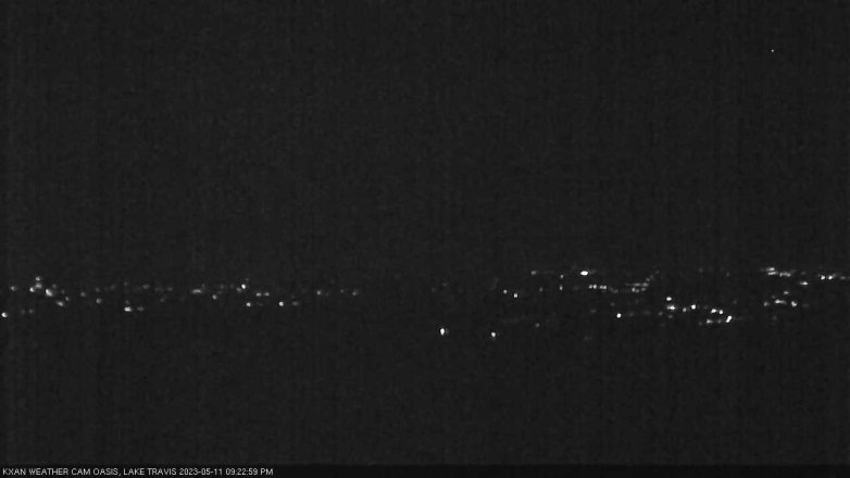 Lake Travis webcam, May 11, 2023 9:25 PM CT