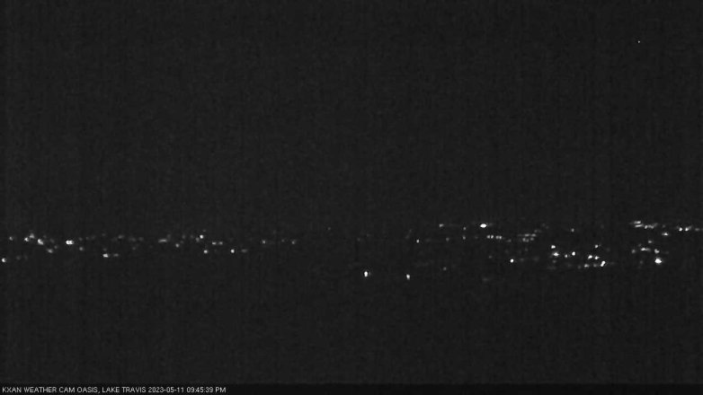 Lake Travis webcam, May 11, 2023 9:45 PM CT