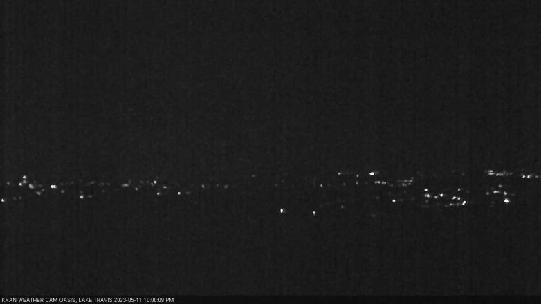 Lake Travis webcam, May 11, 2023 10:00 PM CT