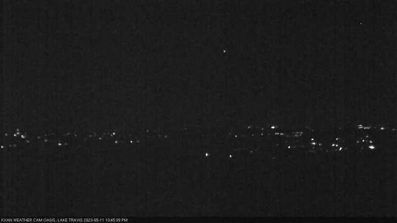 Lake Travis webcam, May 11, 2023 10:45 PM CT