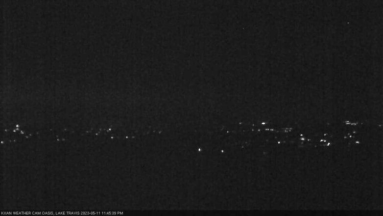Lake Travis webcam, May 11, 2023 11:45 PM CT