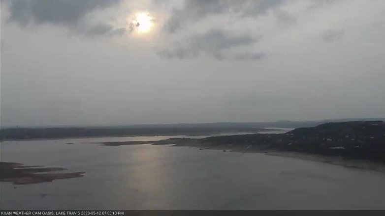 Lake Travis webcam, May 12, 2023 7:00 PM CT