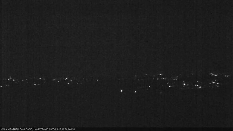 Lake Travis webcam, May 12, 2023 10:00 PM CT