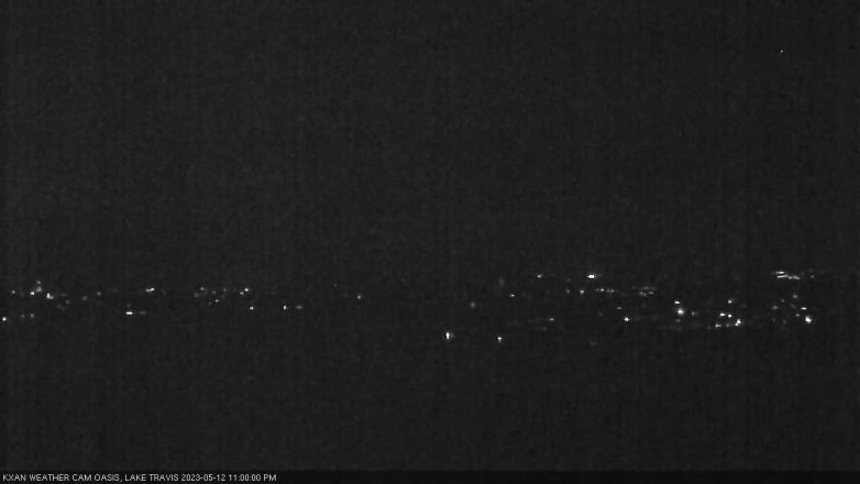 Lake Travis webcam, May 12, 2023 11:00 PM CT