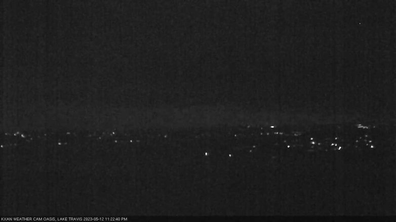 Lake Travis webcam, May 12, 2023 11:25 PM CT