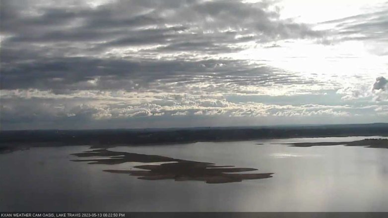 Lake Travis webcam, May 13, 2023 6:25 PM CT