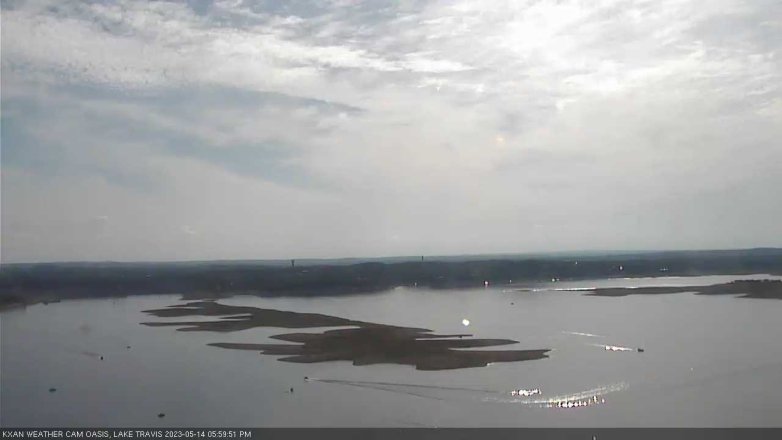 Lake Travis webcam, May 14, 2023 6:00 PM CT