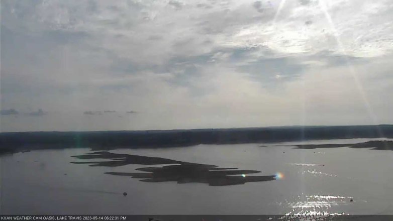 Lake Travis webcam, May 14, 2023 6:25 PM CT