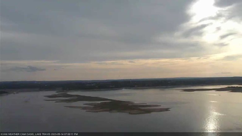 Lake Travis webcam, May 14, 2023 7:00 PM CT