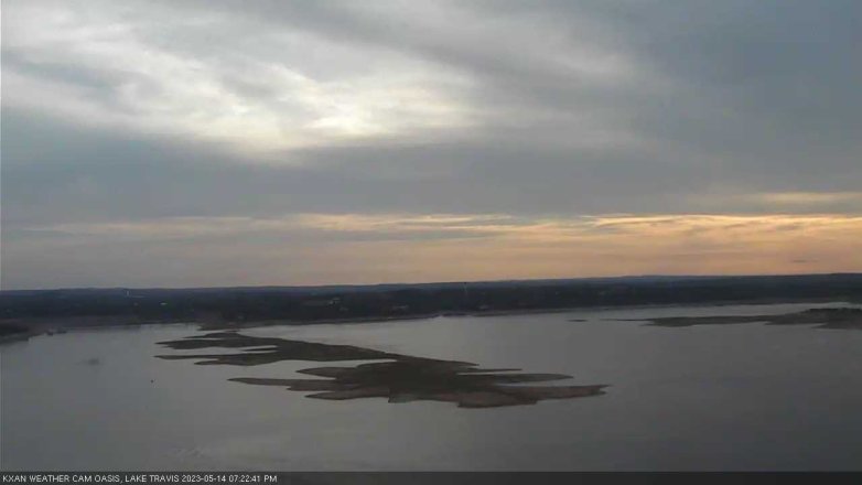 Lake Travis webcam, May 14, 2023 7:25 PM CT