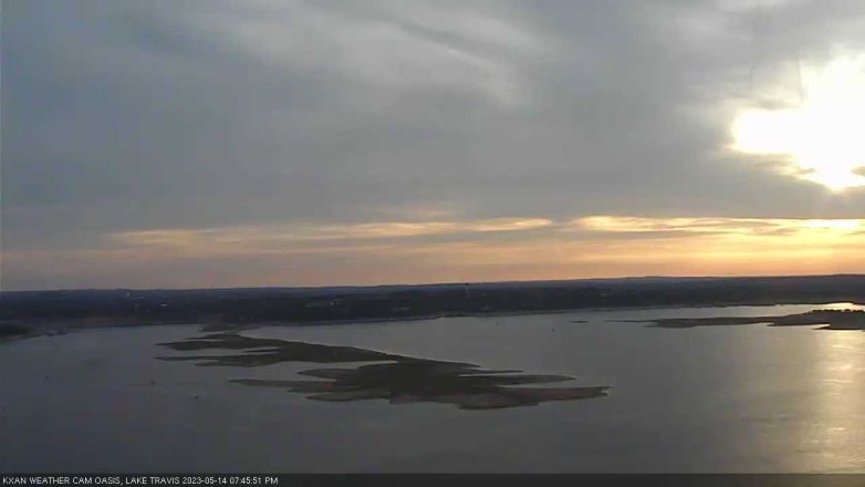 Lake Travis webcam, May 14, 2023 7:45 PM CT