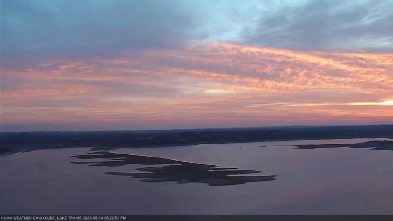 Lake Travis webcam, May 14, 2023 8:25 PM CT
