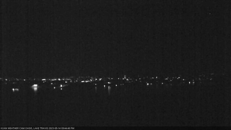Lake Travis webcam, May 14, 2023 9:45 PM CT