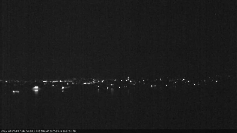 Lake Travis webcam, May 14, 2023 10:25 PM CT