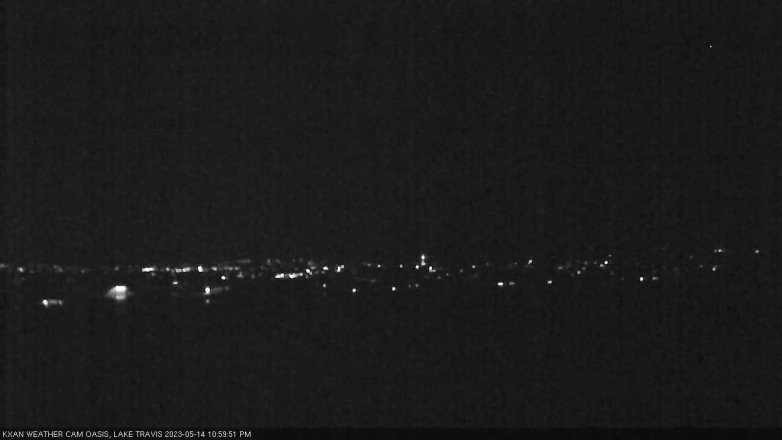 Lake Travis webcam, May 14, 2023 11:00 PM CT