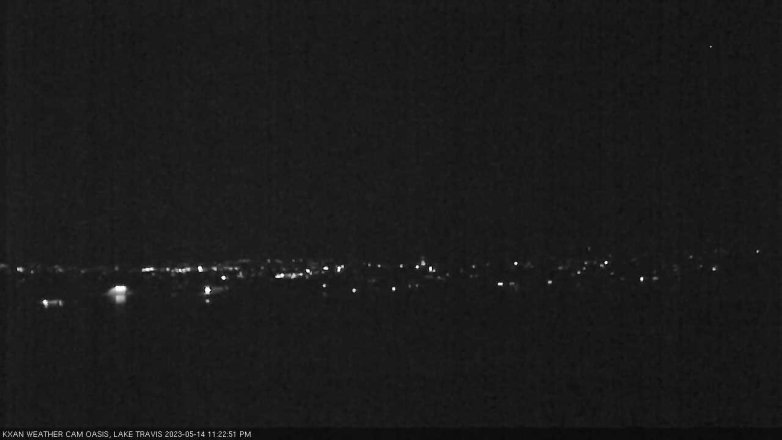 Lake Travis webcam, May 14, 2023 11:25 PM CT
