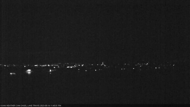 Lake Travis webcam, May 14, 2023 11:45 PM CT