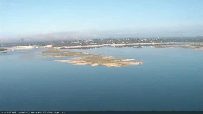 Lake Travis webcam, May 15, 2023 9:00 AM CT