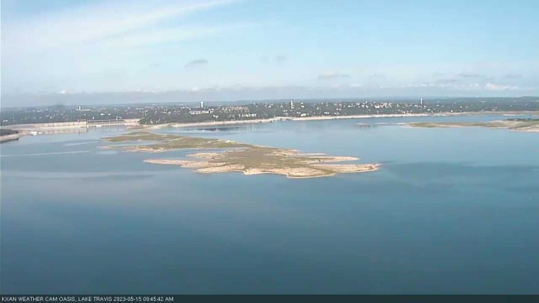 Lake Travis webcam, May 15, 2023 9:45 AM CT