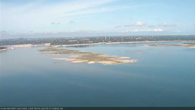 Lake Travis webcam, May 15, 2023 10:00 AM CT